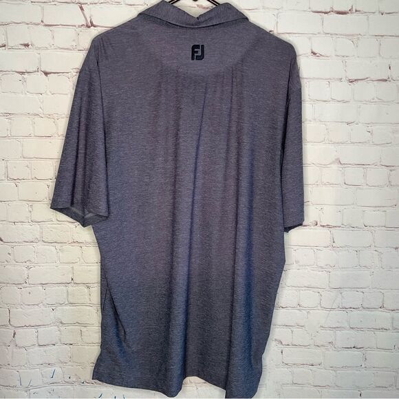 FootJoy FJ Golf Polo Gray Shirt Mens Short Sleeve Athletic Fit Size Large. - Picture 6 of 8